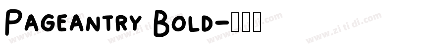Pageantry Bold字体转换